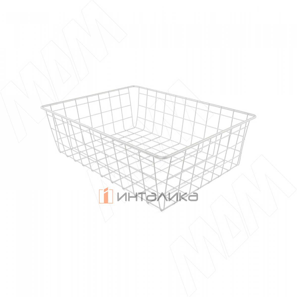 BASE Корзина сетчатая, 190x600x550 мм, белый (КС196055 БЕЛ)