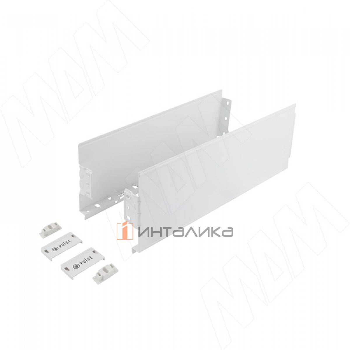 GX Box Комплект боковин ящика H120 мм, 300 мм, белый