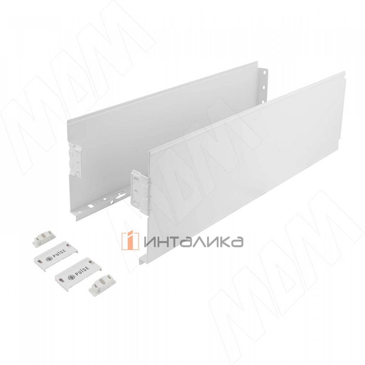 GX Box Комплект боковин ящика H150 мм, 500 мм, белый 