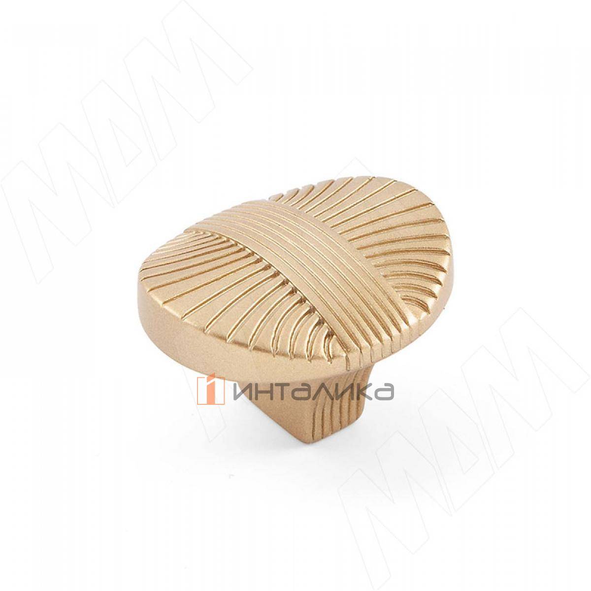 Ручка-кнопка золото матовое