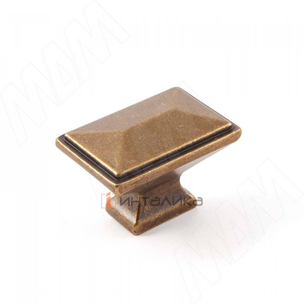 Ручка-кнопка бронза состаренная