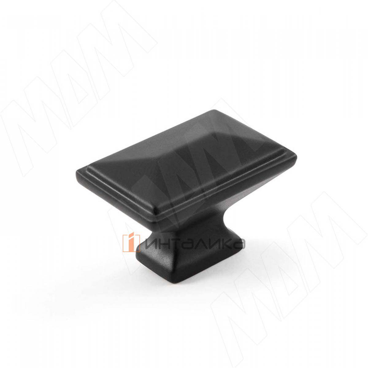 Ручка-кнопка черный матовый