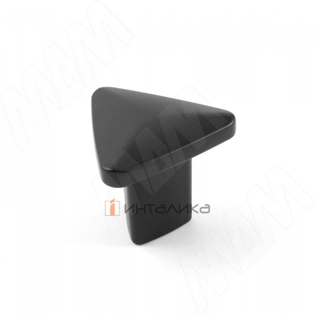Ручка-кнопка черный матовый