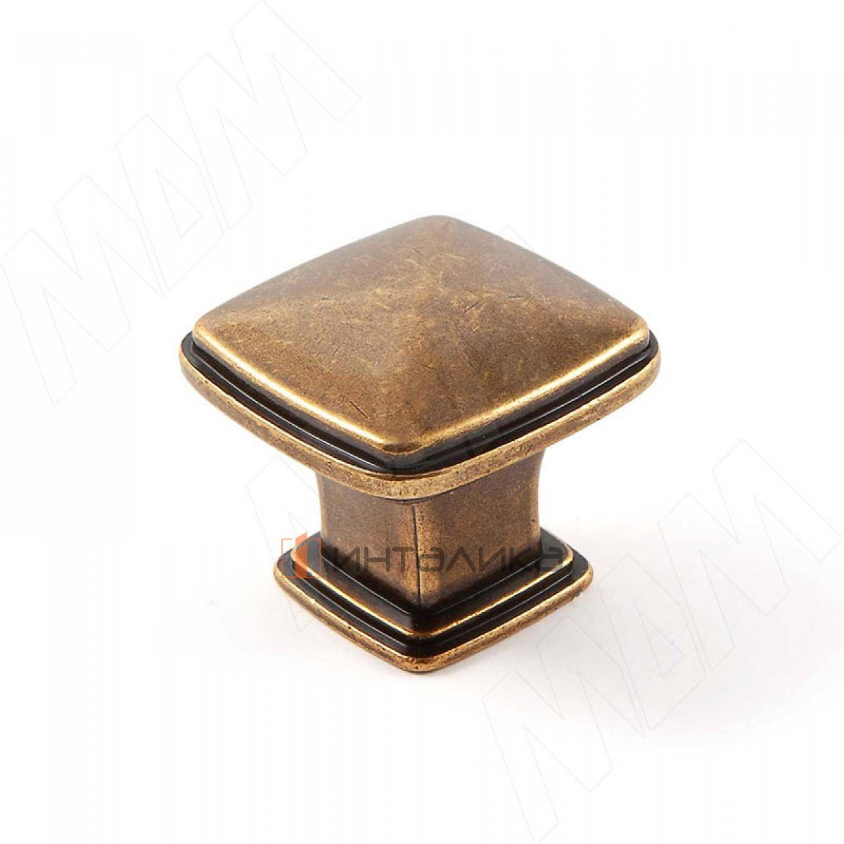 Ручка-кнопка бронза состаренная