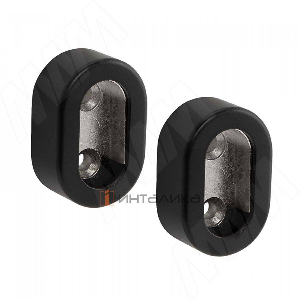 Штангодержатель для овальной штанги, черный