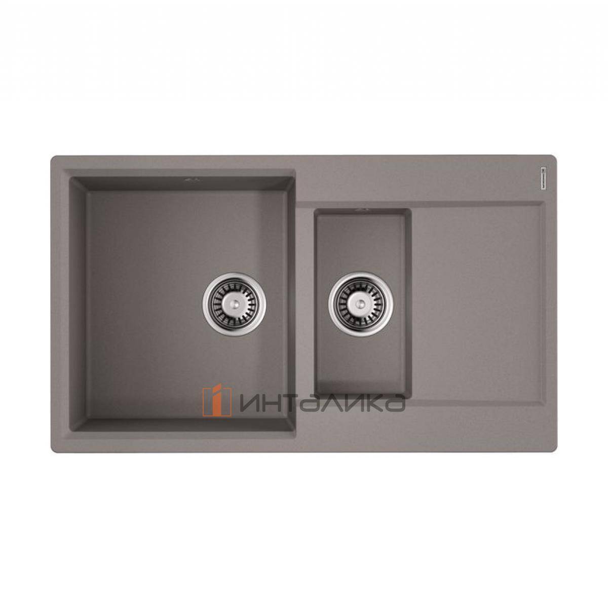 Мойка Omoikiri DAISEN 86-2 Artgranit, 800, накладная, leningrad grey