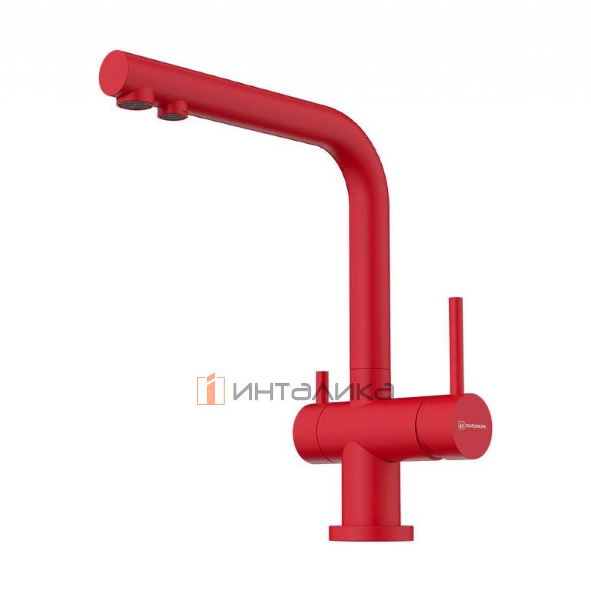 Смеситель Omoikiri NAGANO однорычажный, с выводом питьевой воды, toskana