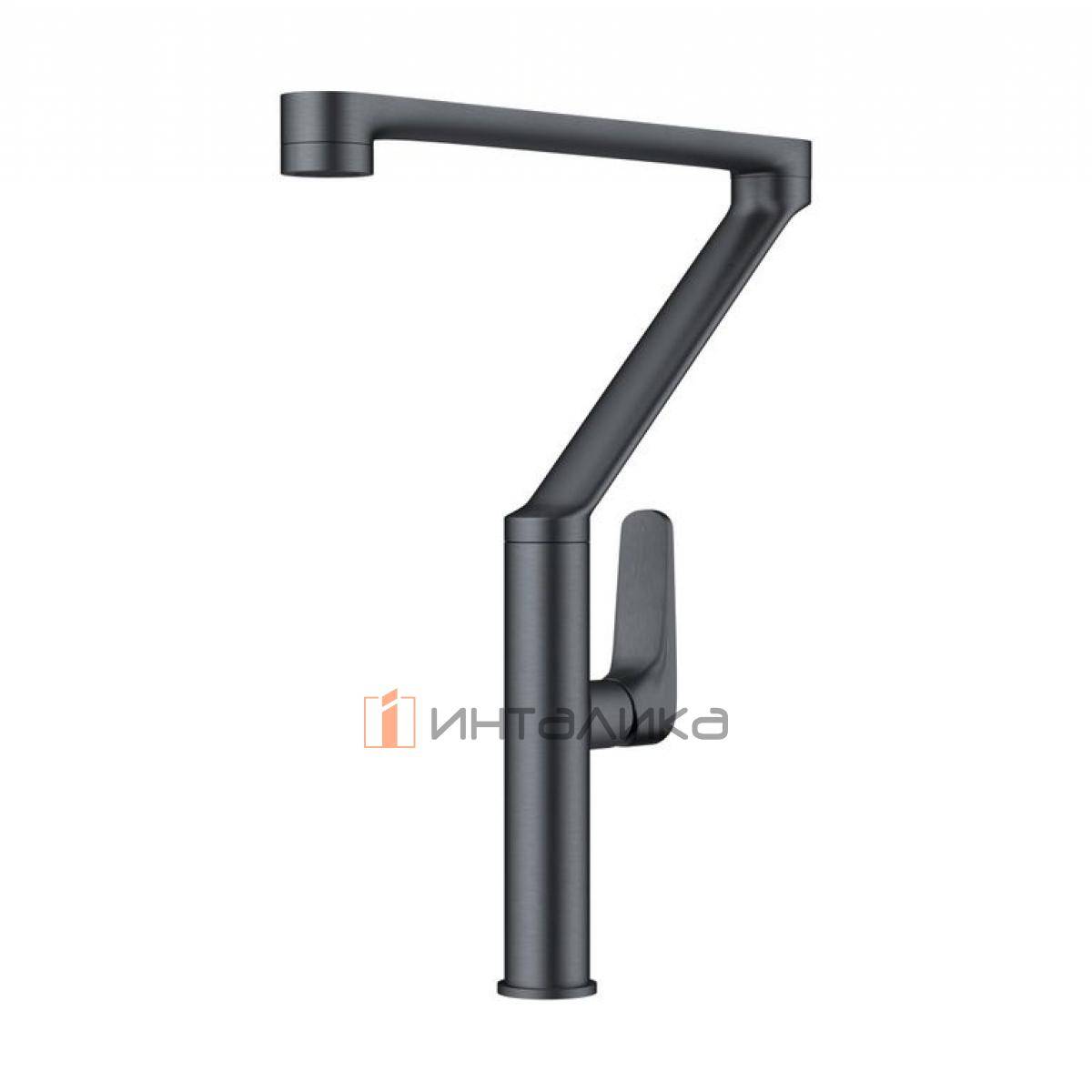 Смеситель Omoikiri TARA однорычажный, вороненая сталь