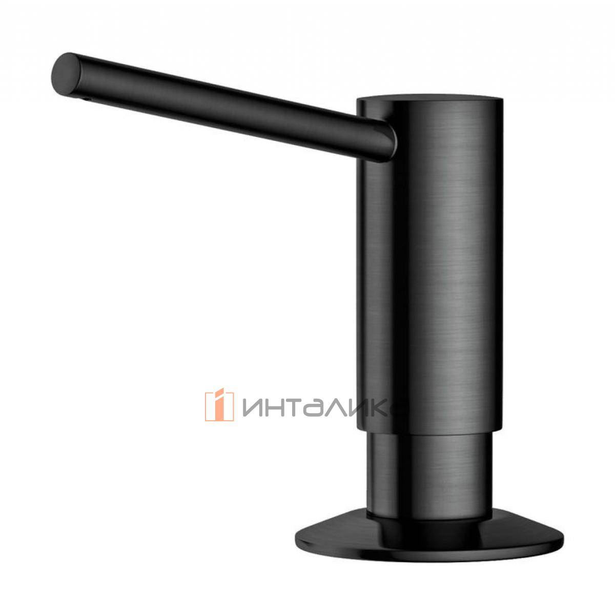 Дозатор для моющего средства Omoikiri OM-02, вороненая сталь