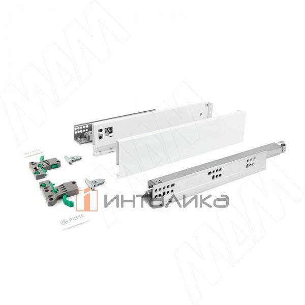 ЛС Бокс / LS Box комплект ящика 450 мм, белый, боковины h88 мм с направляющими плавного закрывания