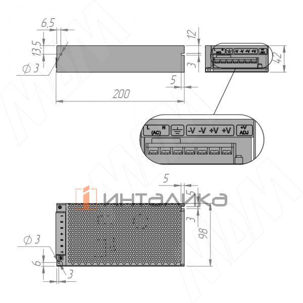 PS24-IP20-ST-150W
