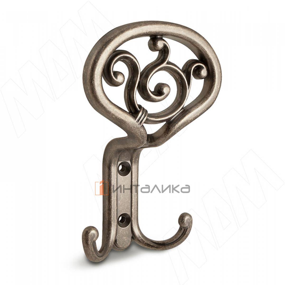 ROME Крючок трехрожковый бронза состаренная