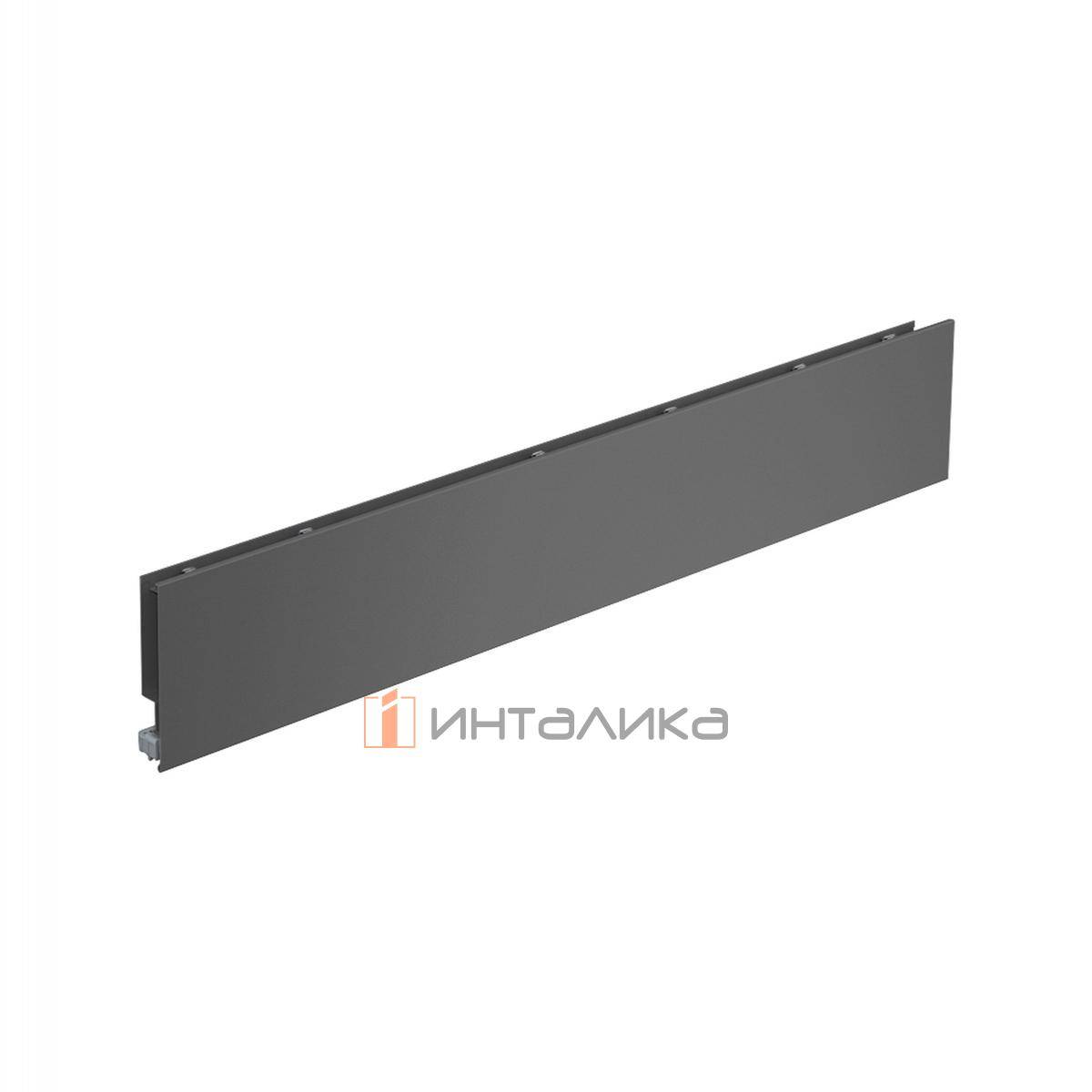 Боковина ящика HETTICH АванТех Ю / AvanTech You, H101, NL550, антрацит, правая