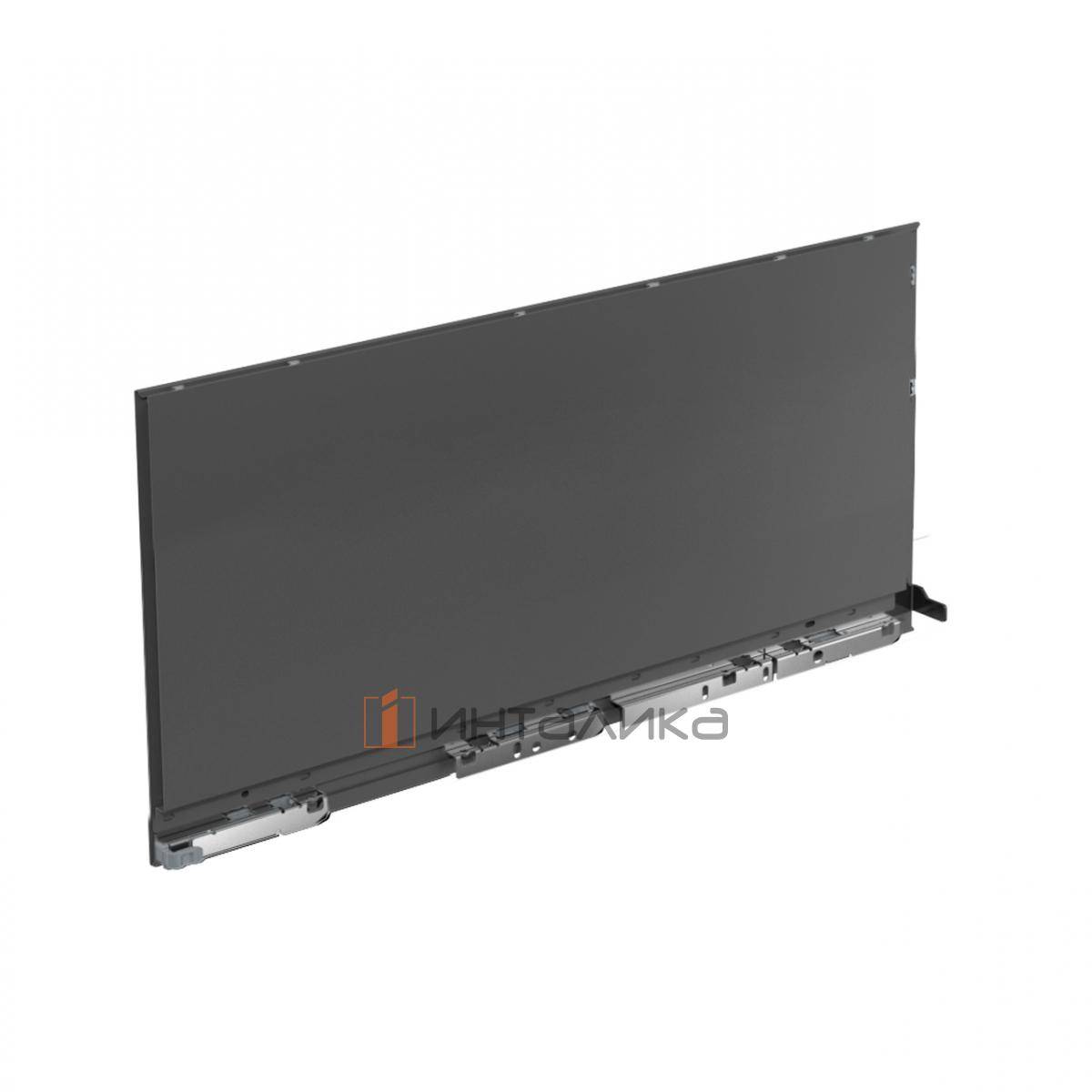 Боковина ящика HETTICH АванТех Ю / AvanTech You, H251, NL650, антрацит, левая