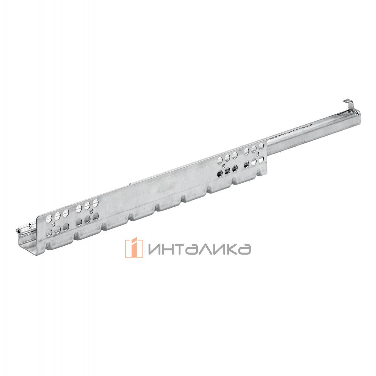 Направляющая HETTICH Квадро 25 / Quadro 25, частичное выдвижение, NL300, ЕВ20, G25, правая, под фиксаторы