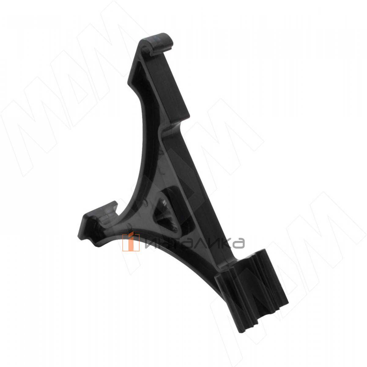 Кронштейн сетчатой полки, черный