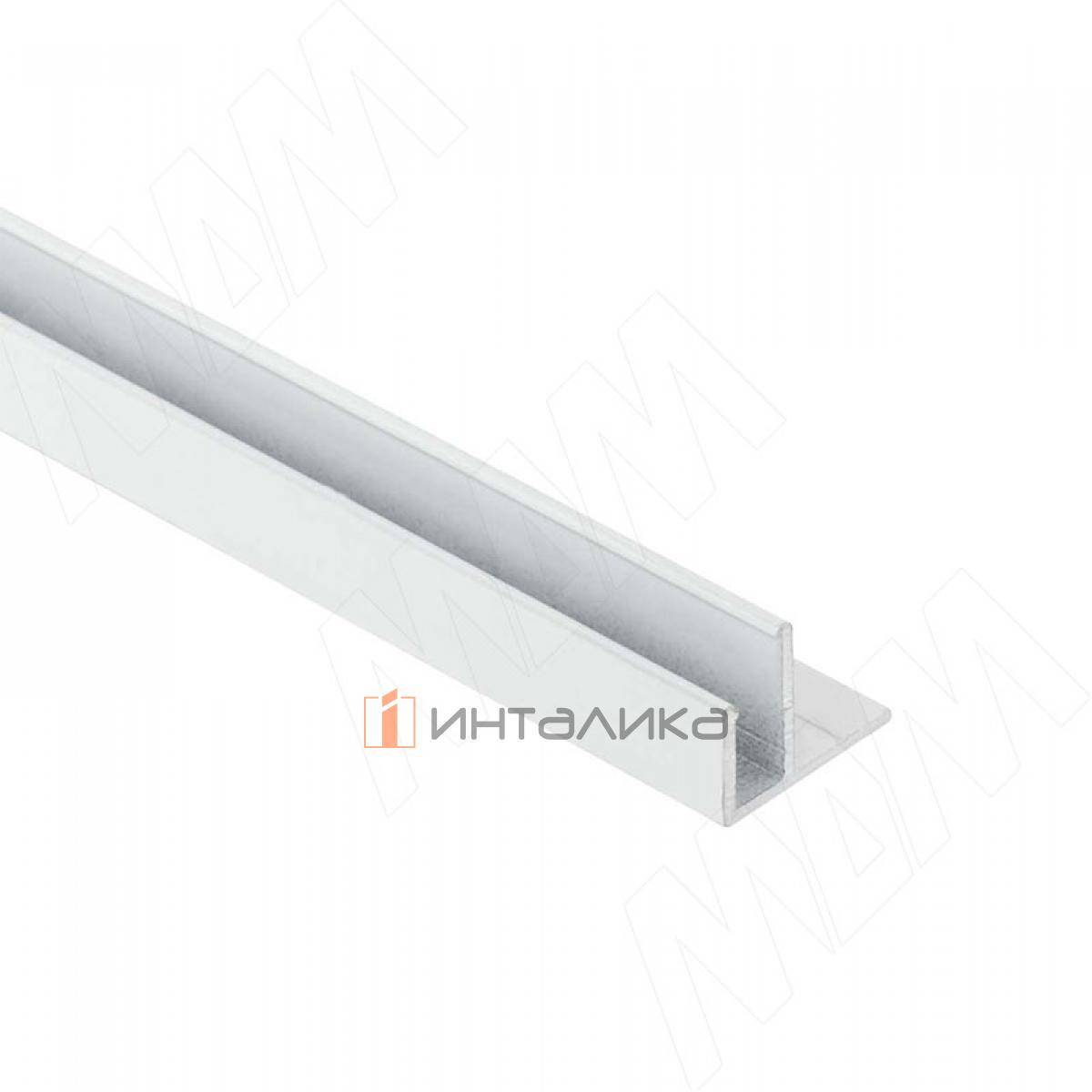 Профиль SM8, накладной, для ленты FLEX, белый матовый, 16х8,5мм, L-2000