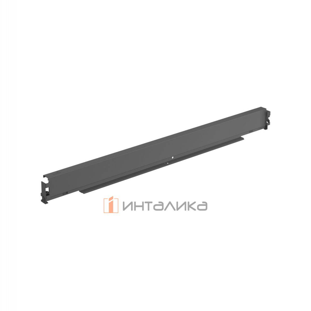 Задняя стенка ящика HETTICH АванТех Ю / AvanTech You, H77, KB600 (18), сталь, антрацит