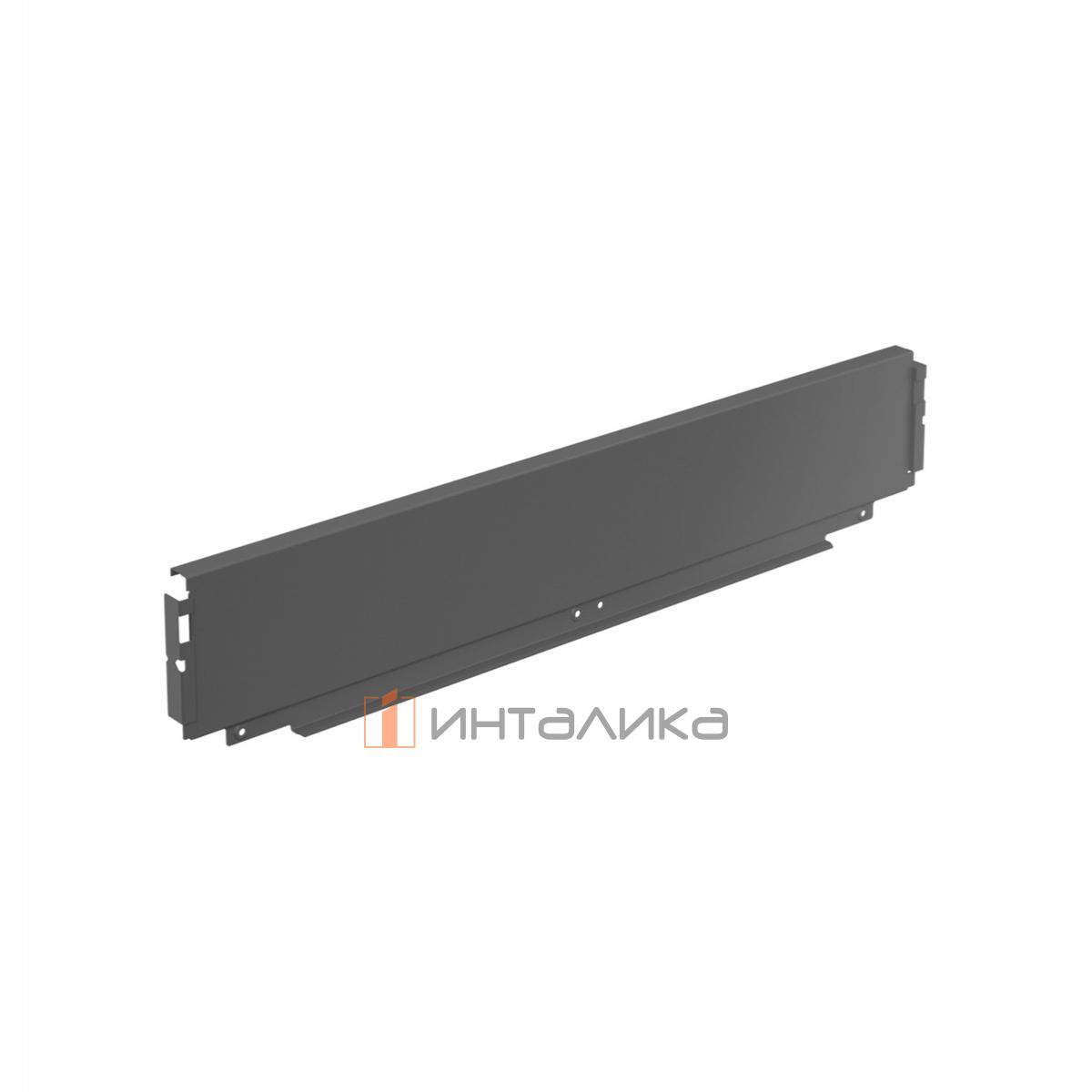 Задняя стенка ящика HETTICH АванТех Ю / AvanTech You, H139, KB1000 (18), сталь, антрацит
