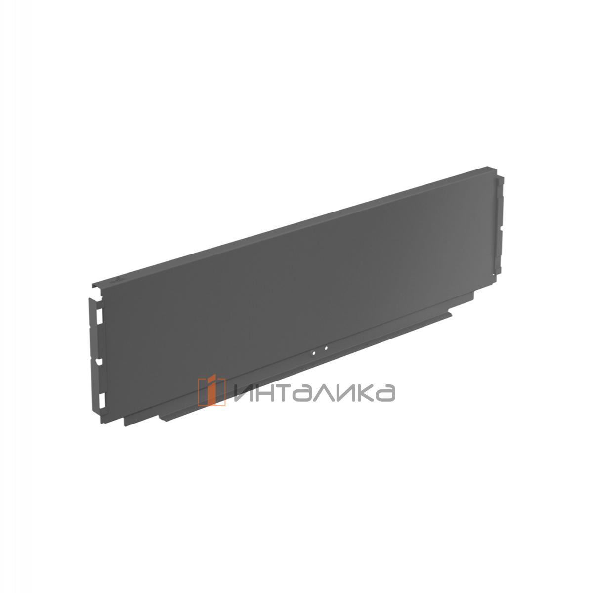 Задняя стенка ящика HETTICH АванТех Ю / AvanTech You, H187, KB400 (16), сталь, антрацит