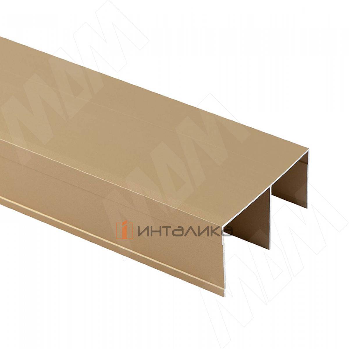 INTEGRO Направляющая нижняя золото матовое, L-6000
