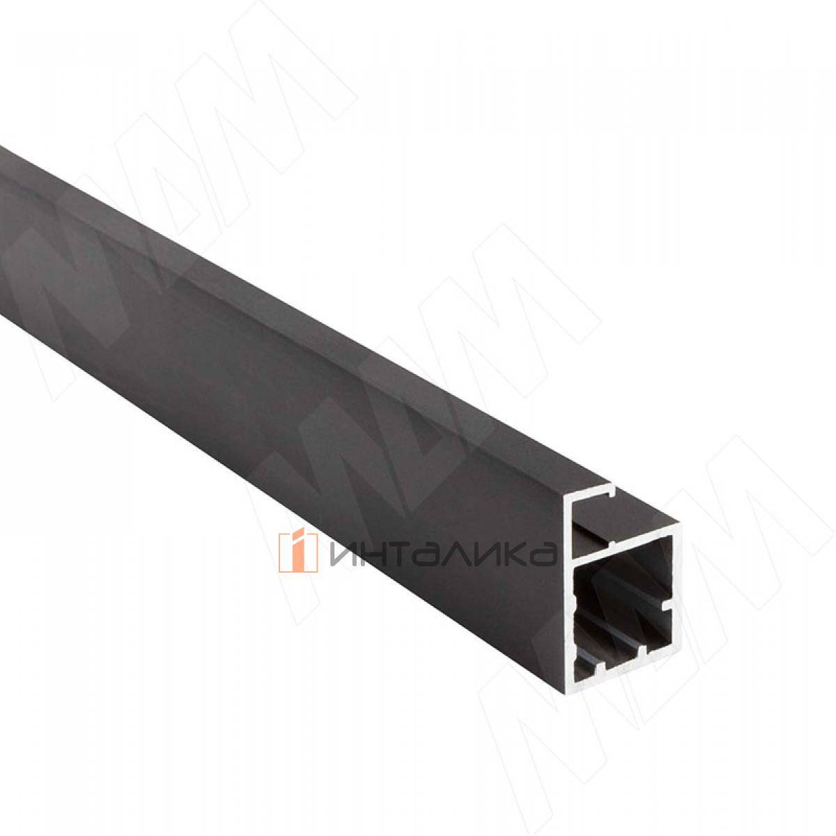 SECRET Профиль рамочный узкий, черный, L-6000