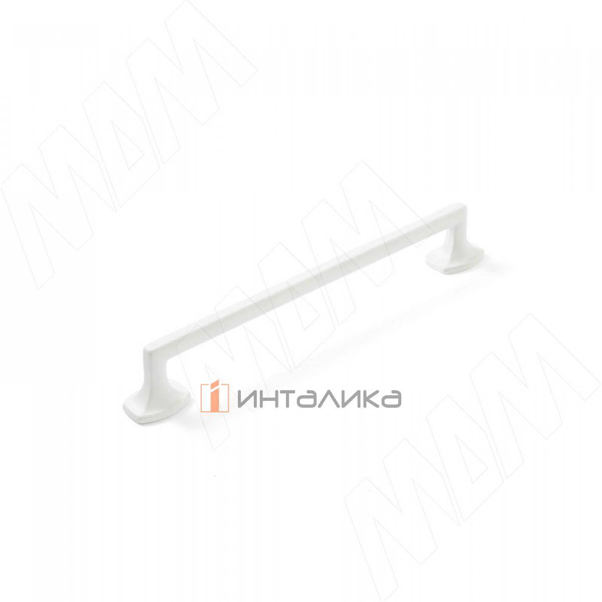 Ручка-скоба 160мм белый матовый