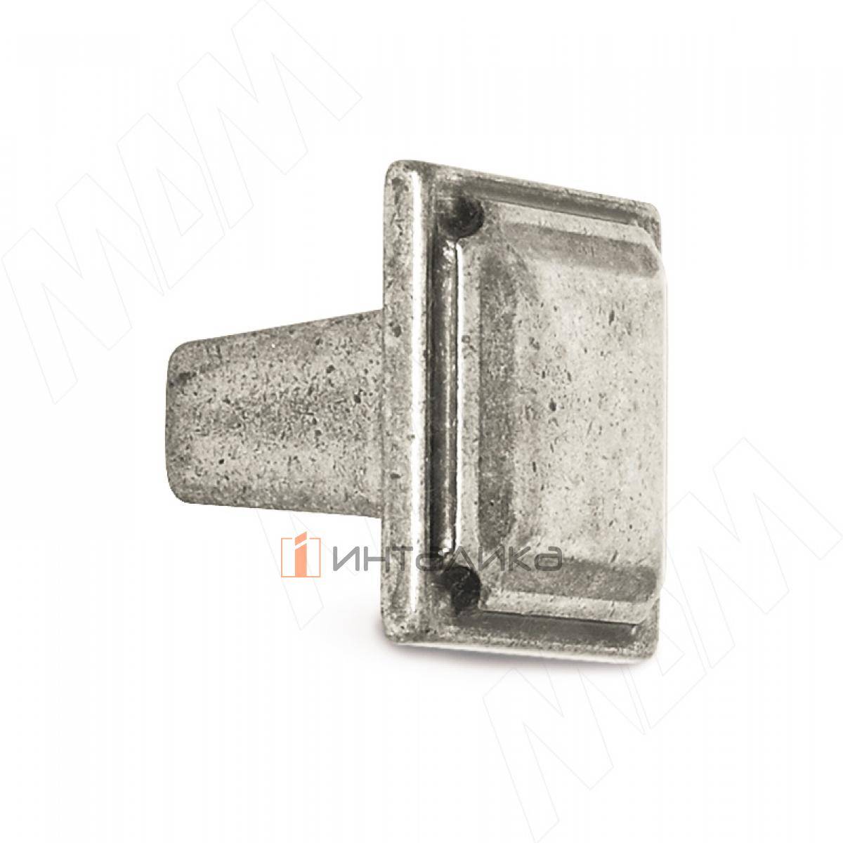 Ручка-кнопка серебро состаренное