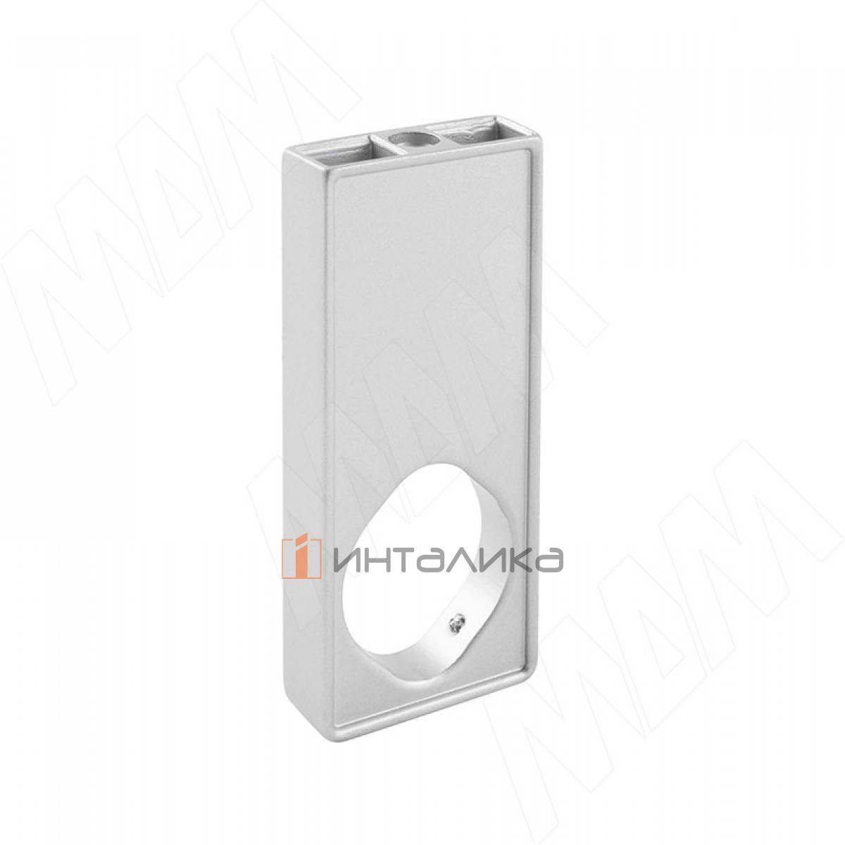 Штангодержатель универсальный (для трубы 15x30 мм и D25 мм), серебро