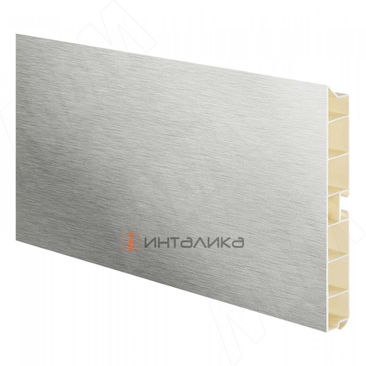 Цоколь пластиковый (высота 100, длина 4000 мм), нержавеющая сталь (10.0034 4M)