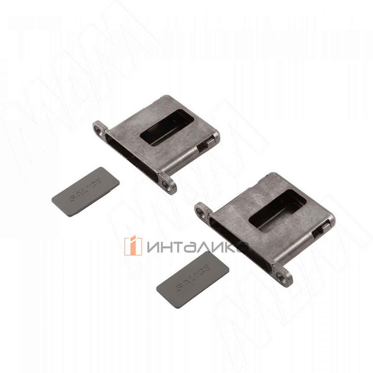 Комплект адаптеров для петли Conecta, врезной, титан