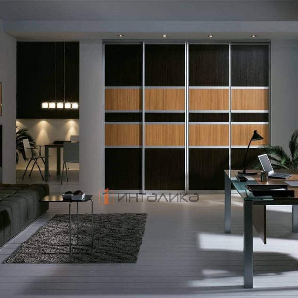 Набор INTEGRO для 3 дверей, T8-10, G50, L3000, белый