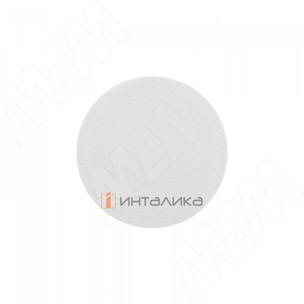 Заглушка самоклеящаяся, D13 мм, светло-серый, гладкая (Ud 9203), 117 шт.