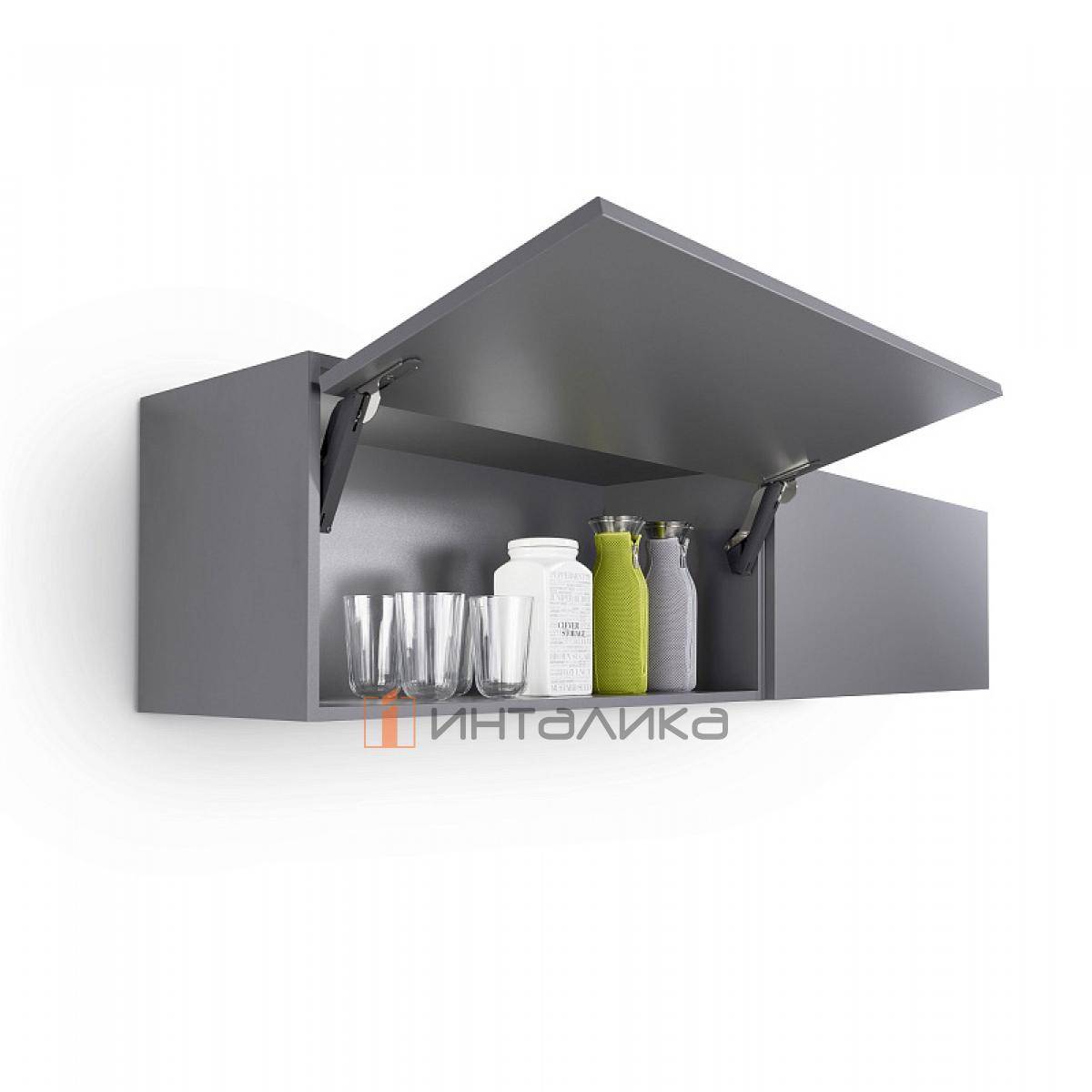 Набор КЕССЕБЁМЕР / KESSEBOHMER ФриСпейс / FreeSpace G, открывание нажатием, серый