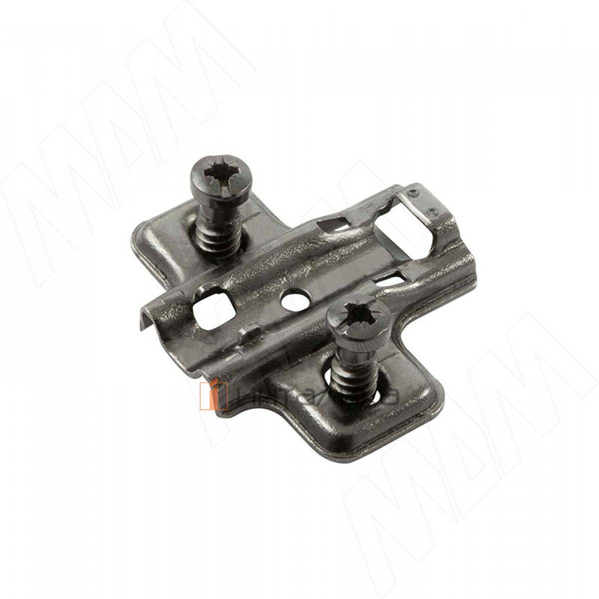 Harmony площадка установочная под евровинт 6.3x14 (2мм), черный никель