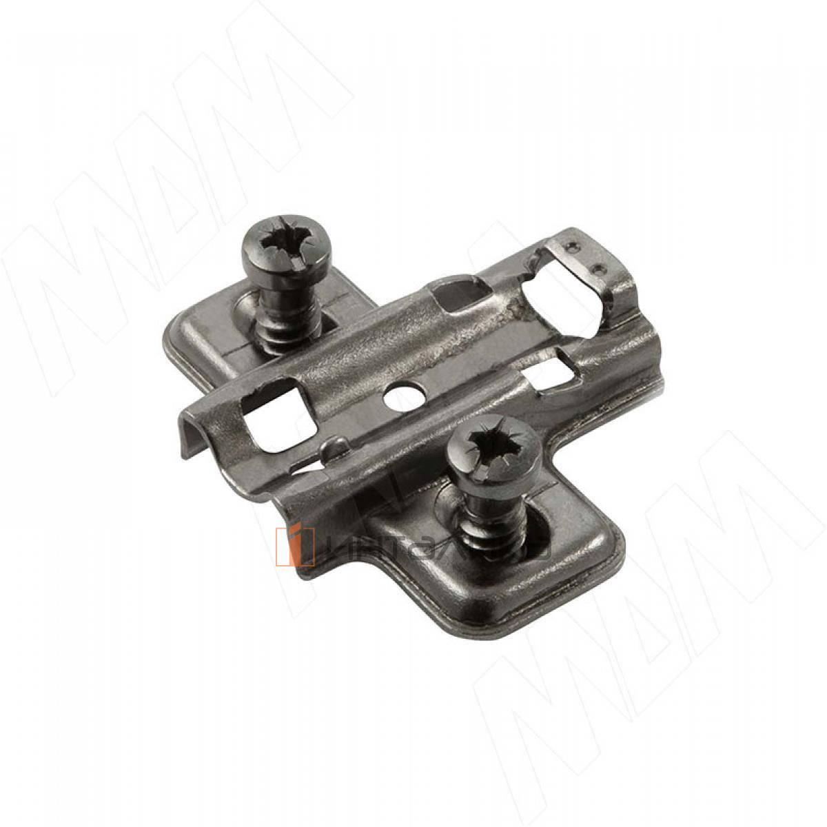 Harmony площадка установочная под евровинт 6.3x14 (4мм), черный никель