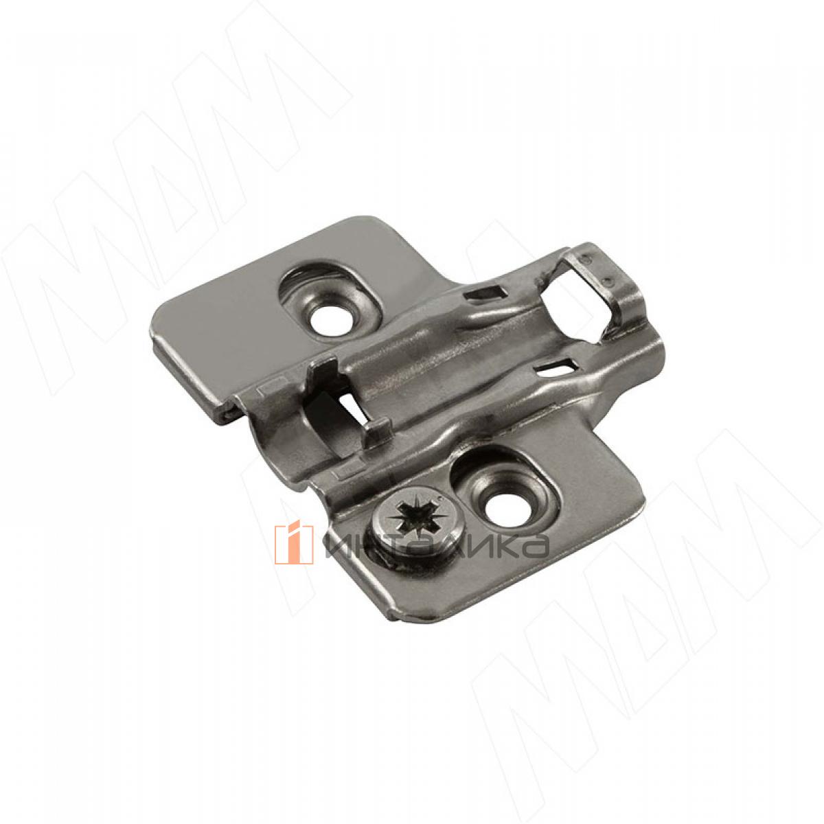 Harmony площадка установочная с эксцентриком под саморезы (2мм), черный никель