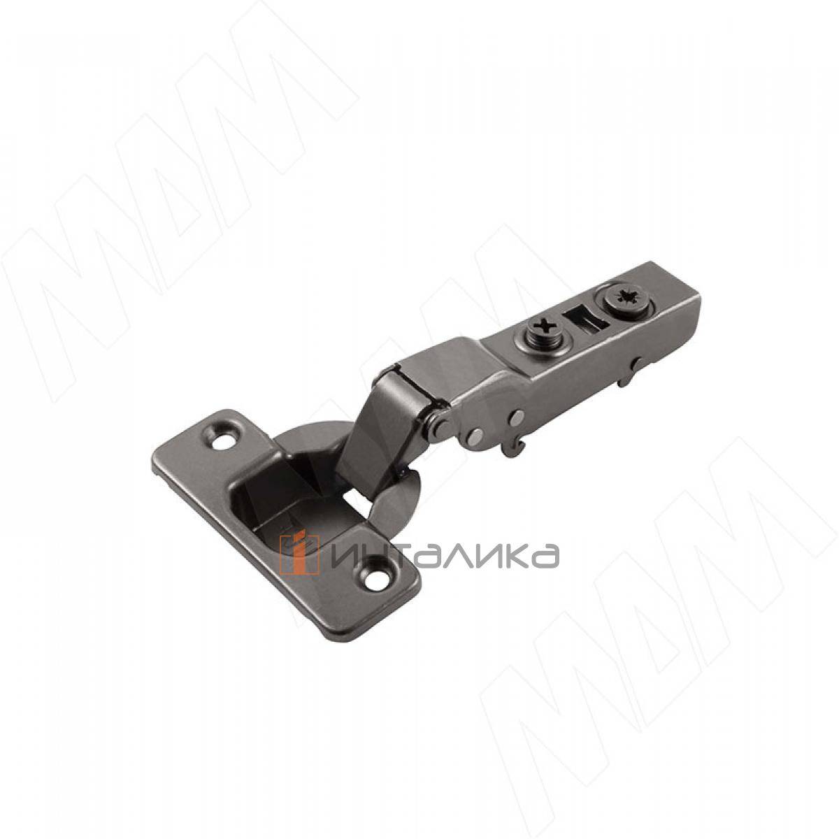 HARMONY PRO петля с амортизатором полунакладная (90/105), стандартная, черный никель