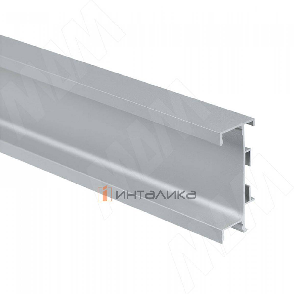 GOLIGHT Универсальная профиль-ручка под столешницу, под светодиодную ленту, алюминий матовый (анод), L-4200мм