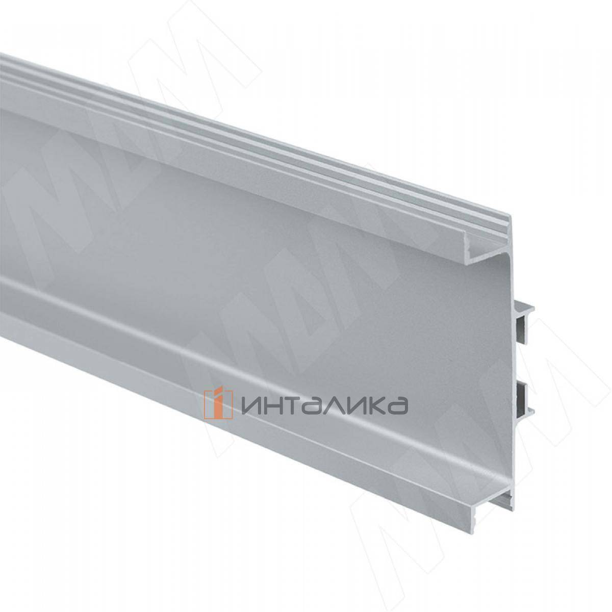 GOLIGHT Универсальная профиль-ручка для среднего ящика, под светодиодную ленту, алюминий матовый (анод), L-4200мм