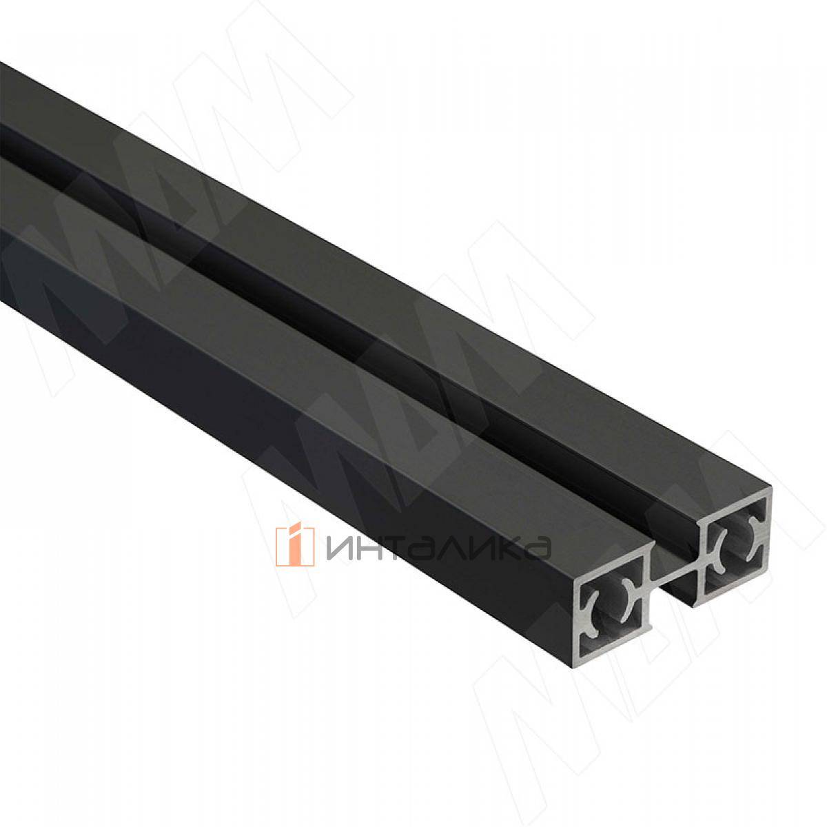 PS65 Межсекционный профиль, черный, L-2000