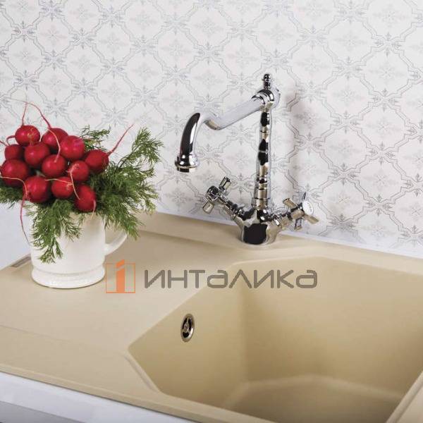 Смеситель Omoikiri TOKIGAWA двухрычажный, золото