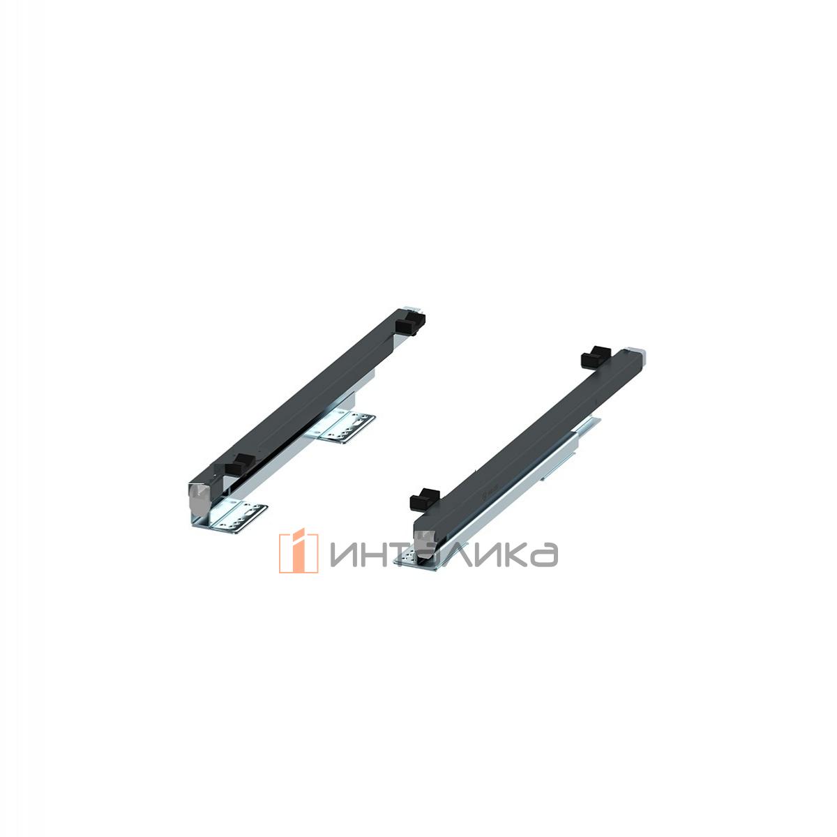 Система направляющих для Карго Мини нижнего Вариант Мульти полного выдвижения графит