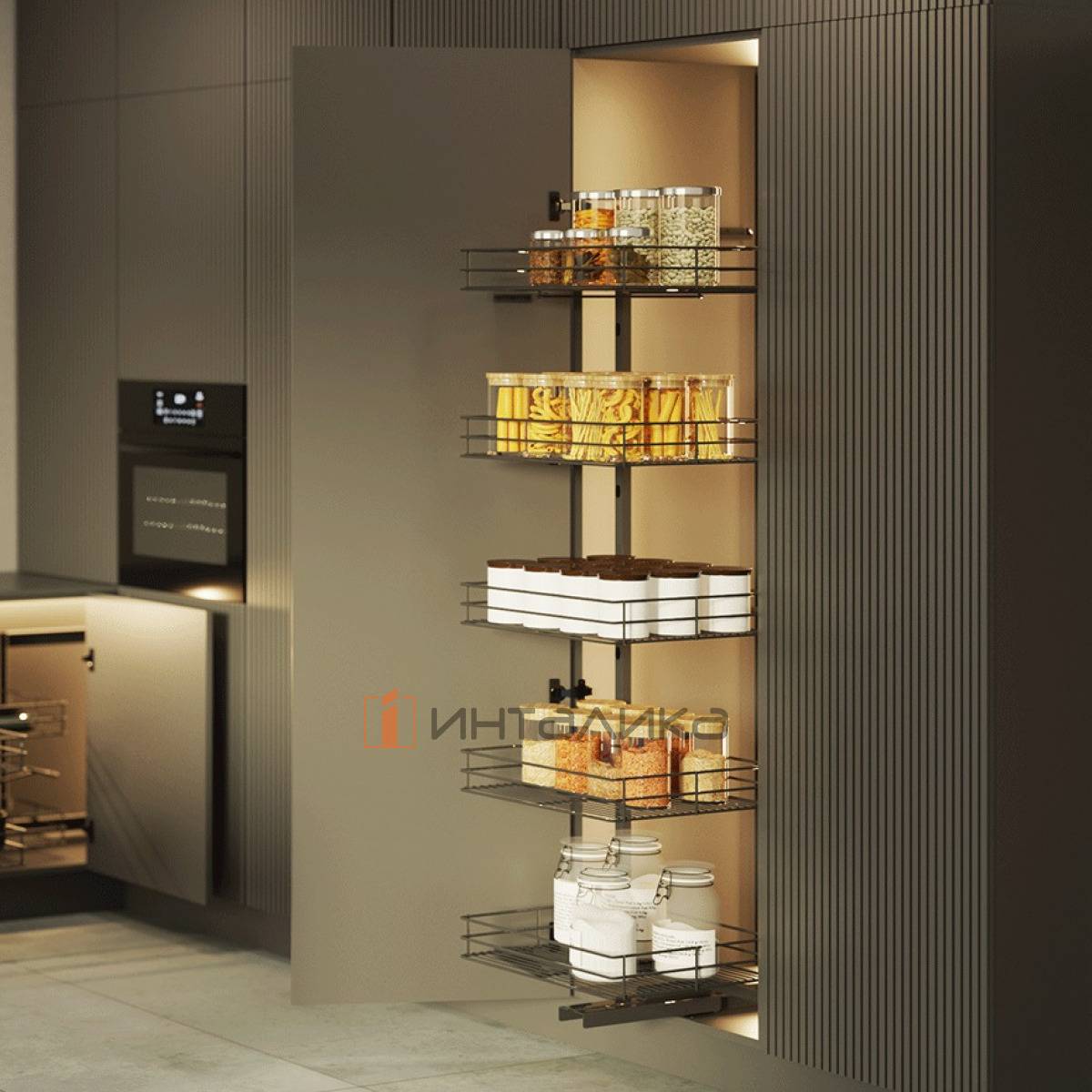 MAXIMA CLASSIC Карго макси  SPACE 450, 5 уровней, H1700, универсальный, графит