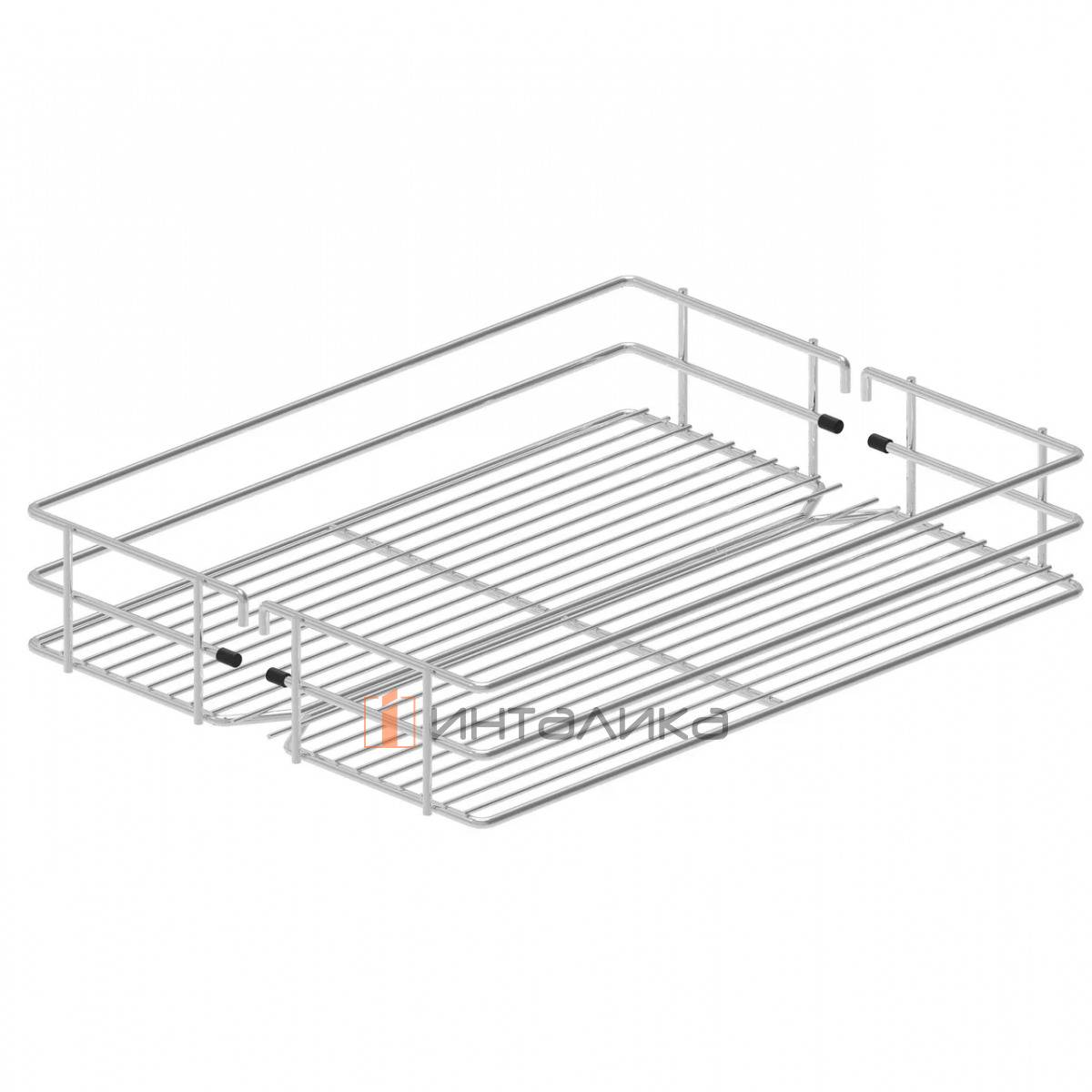 Полка для колонн REJS Cargo mini / maxi Linia Maxima Classic 400, с нижним креплениемх, хром