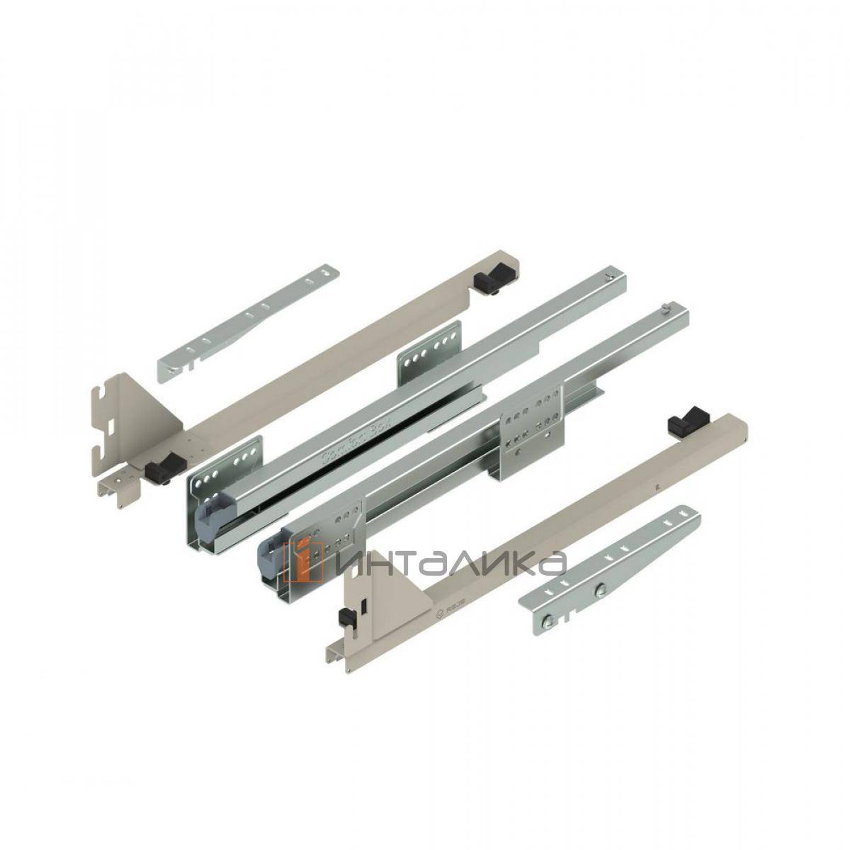 Система направляющих REJS для посудосушителя Variant Multi в нижний шкаф, L450, серый
