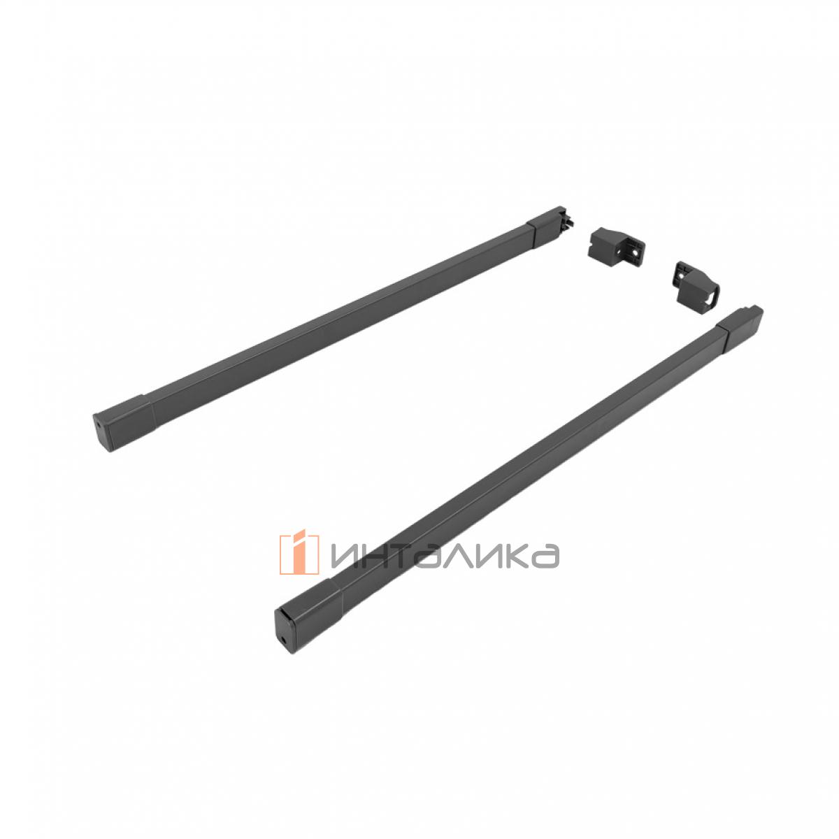 Прямоугольный релинг Rejs Ultra Box NL450, графит