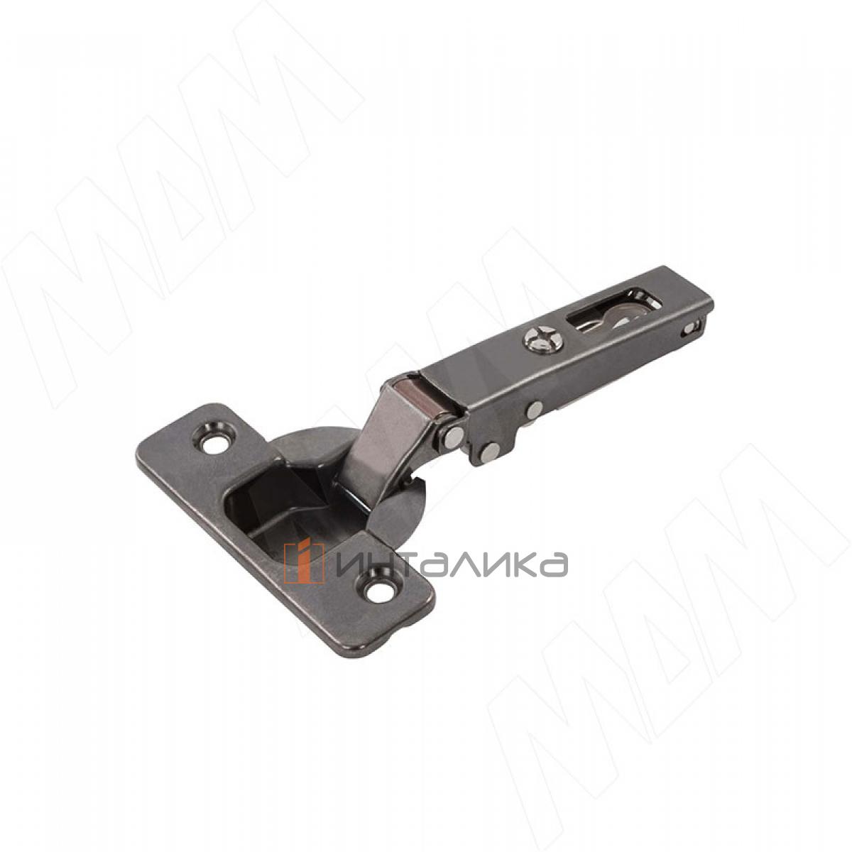 Петля без амортизатора накладная (90/110), стандартная, титаниум