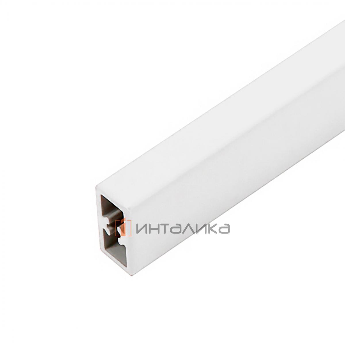 Релинг поперечный прямоугольный Rejs Comfort Box, металл, белый