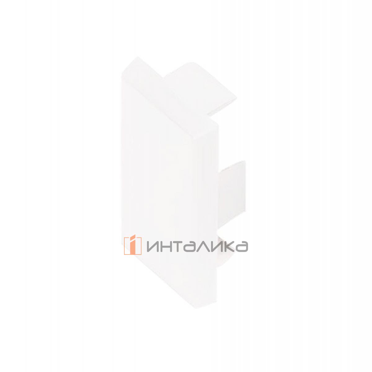 Заглушка прямоугольного релинга Rejs Comfort Box, пластик, белый